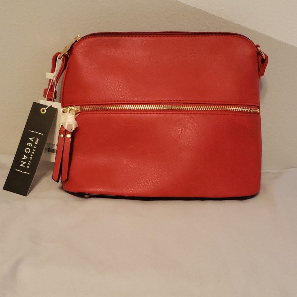 Red Poppi crossbody